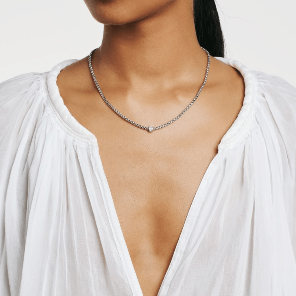FOPE Eka Tiny collier witgoud - 73001CX_PB_B_XBX_043 - #4