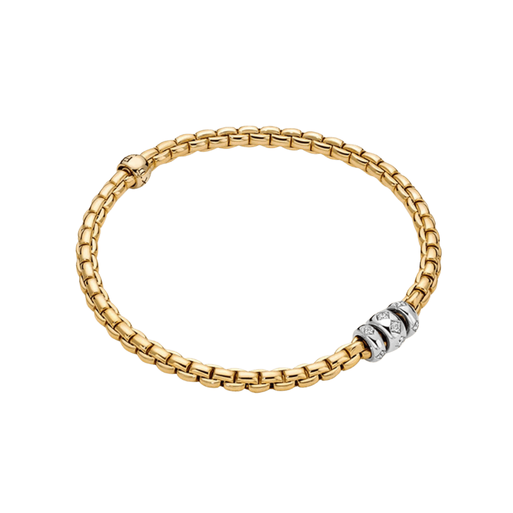 FOPE Eka armband geelgoud met diamant - 73101B3_PB_G_BBB_00M - #1