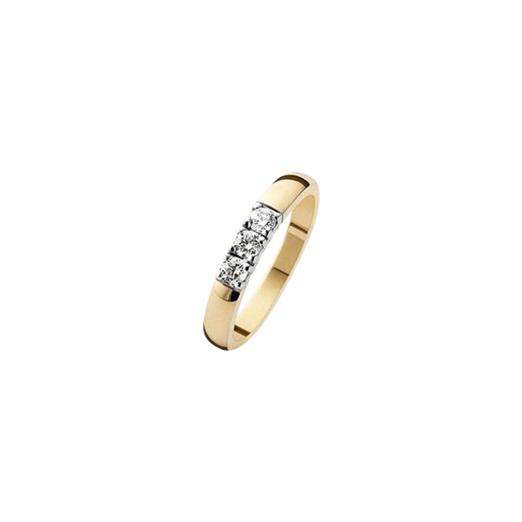 Schaap en Citroen Diamonds ring geelgoud met diamant - #2 Schaap en Citroen Diamonds ring geelgoud met diamant - #2