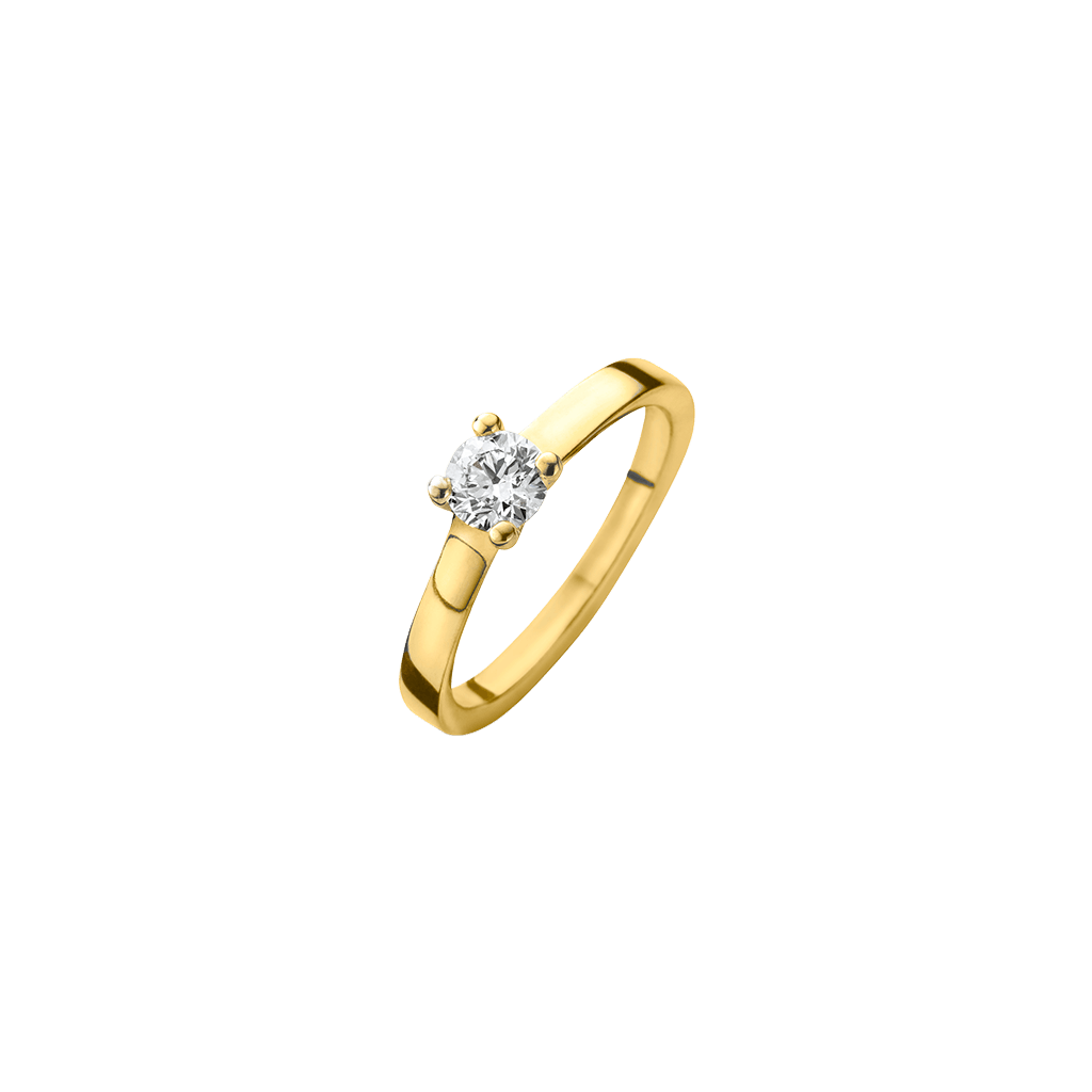 Schaap en Citroen Diamonds ring geelgoud met diamant - #2 Schaap en Citroen Diamonds ring geelgoud met diamant - #2