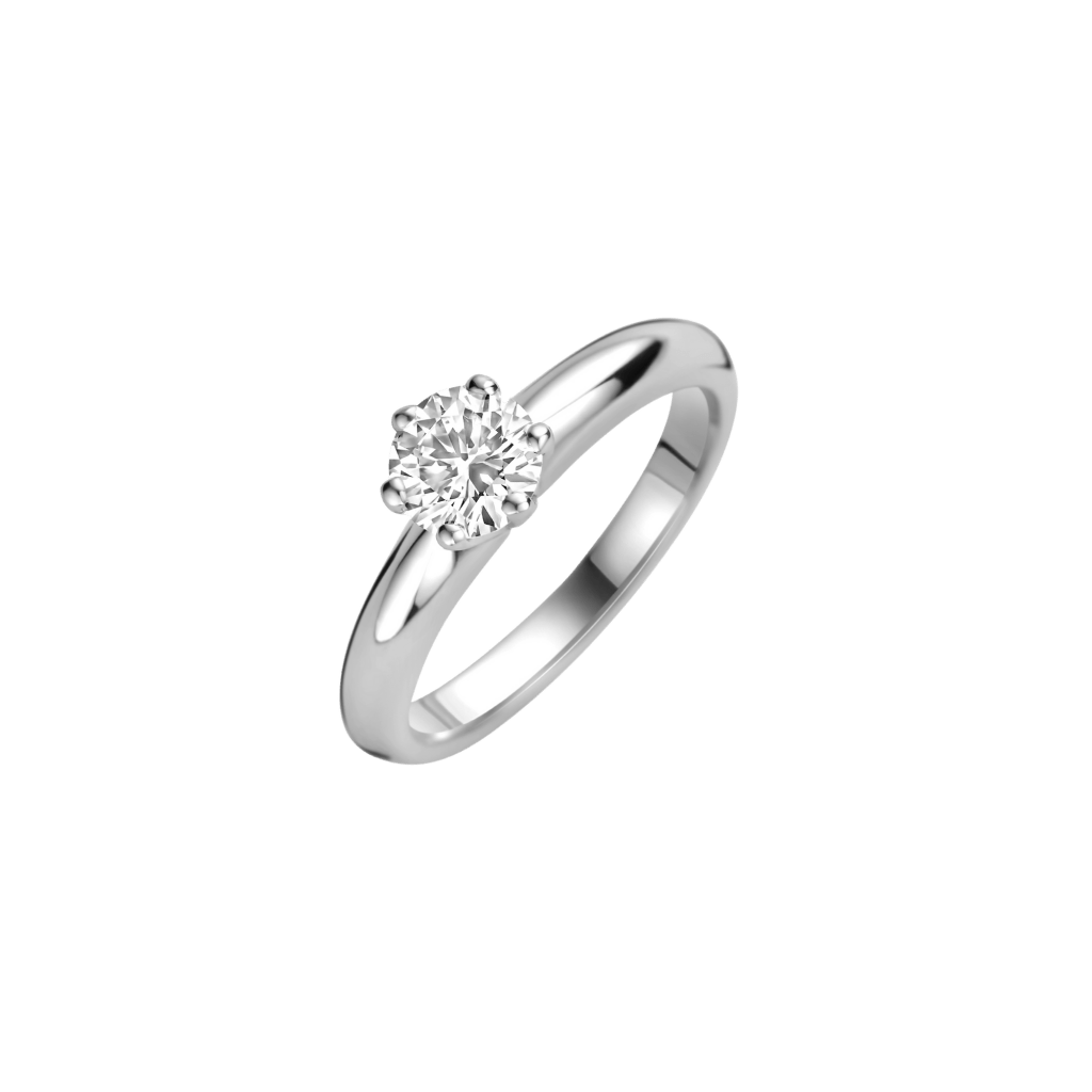Schaap en Citroen Diamonds ring witgoud met diamant - #1 Schaap en Citroen Diamonds ring witgoud met diamant - #1