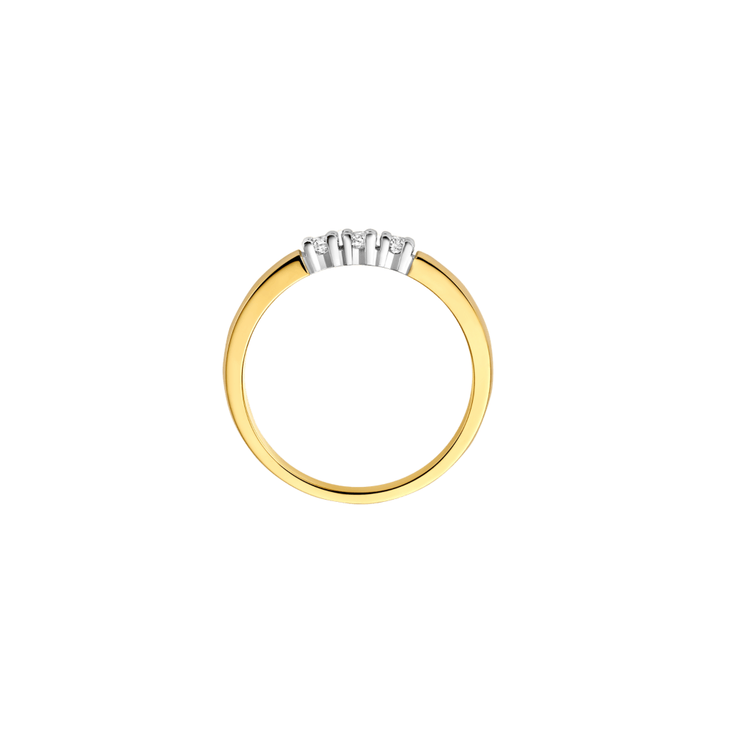 Schaap en Citroen Diamonds ring geelgoud met diamant - #3 Schaap en Citroen Diamonds ring geelgoud met diamant - #3