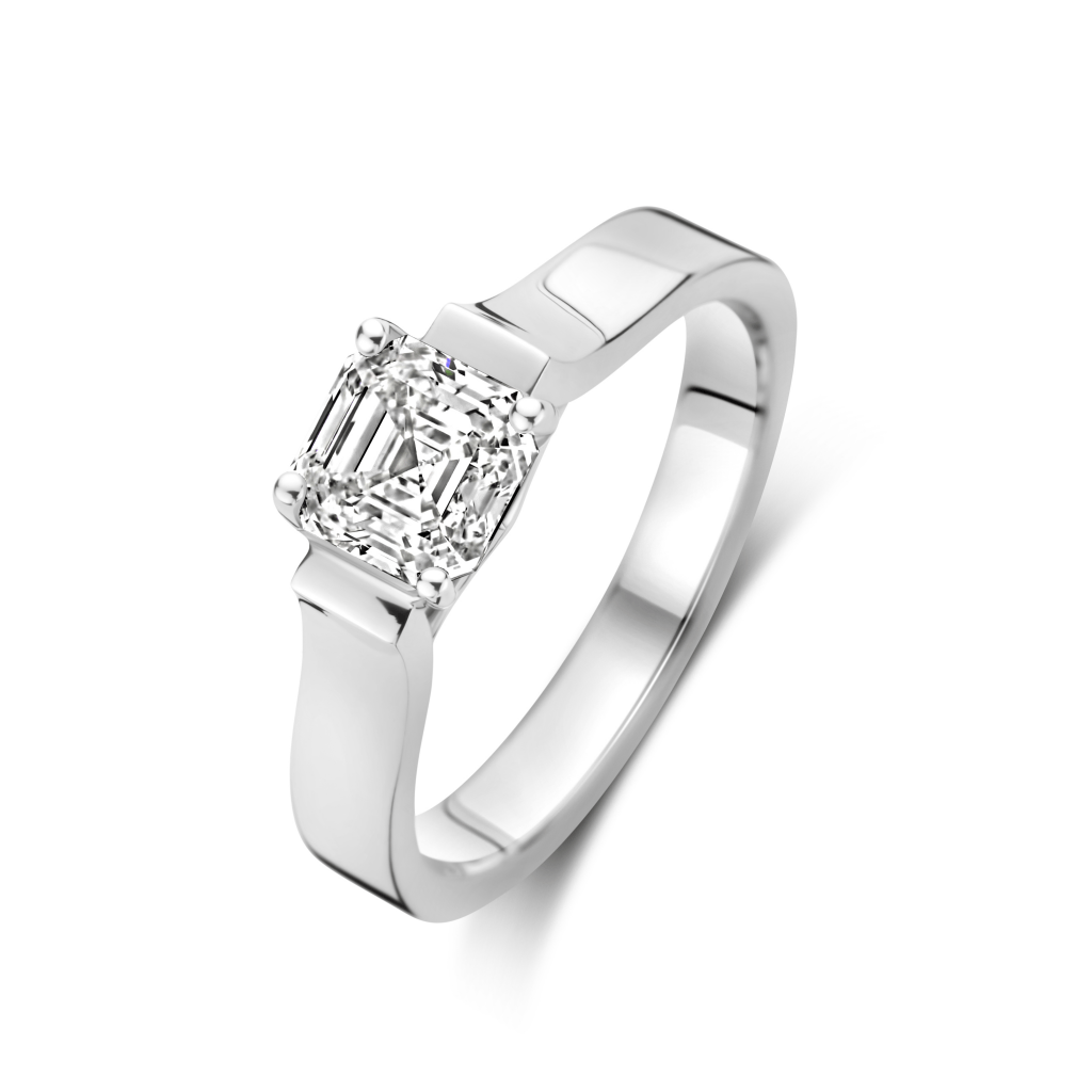 Royal Asscher Celeste ring witgoud met diamant - R.111.RAC.WG.52 GIA - #2 Royal Asscher Celeste ring witgoud met diamant - R.111.RAC.WG.52 GIA - #2