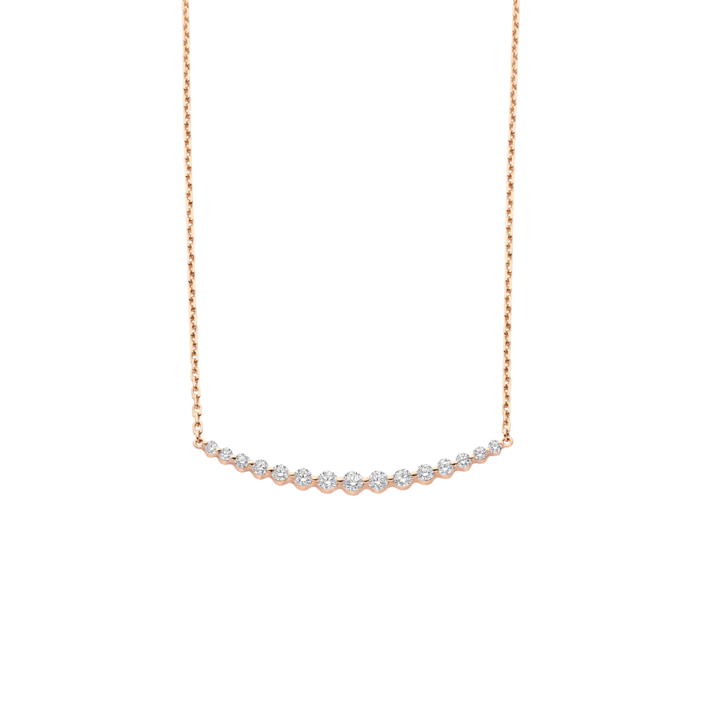 Schaap en Citroen Diamonds collier roodgoud met diamant - #1