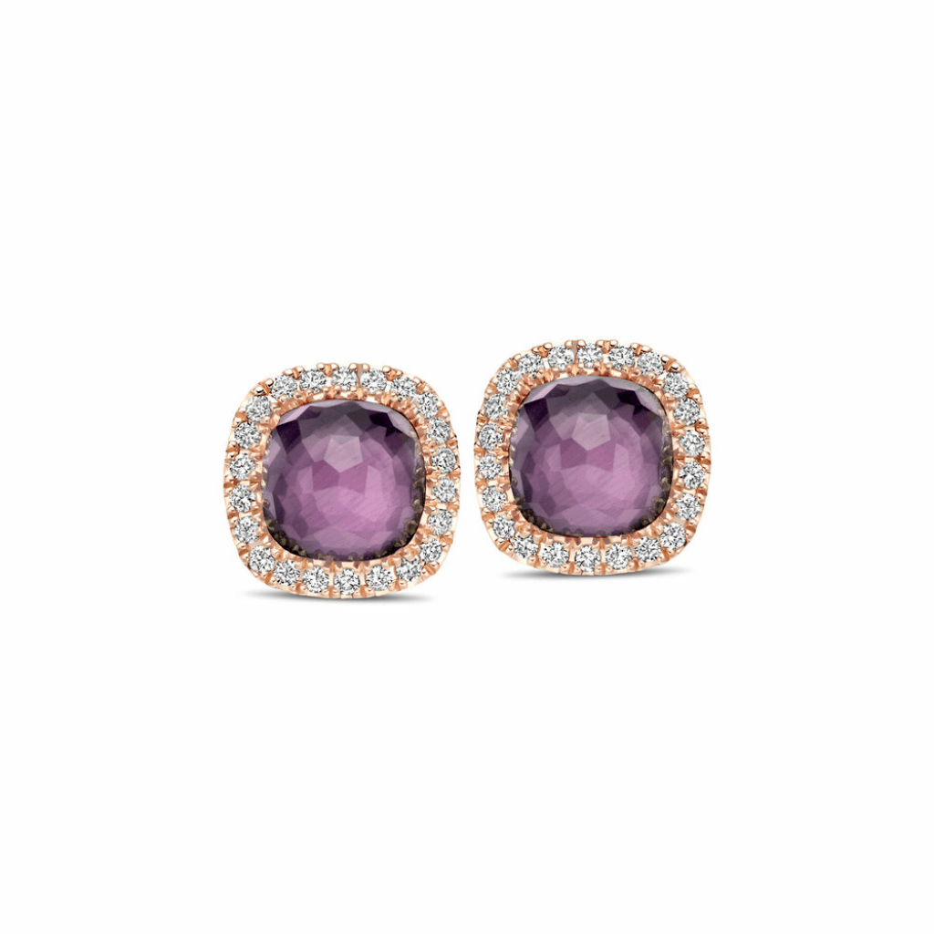 Tirisi Jewelry Milano Sweeties oorsieraad roodgoud met diamant - TE9226AMHP - #3 Tirisi Jewelry Milano Sweeties oorsieraad roodgoud met diamant - TE9226AMHP - #3
