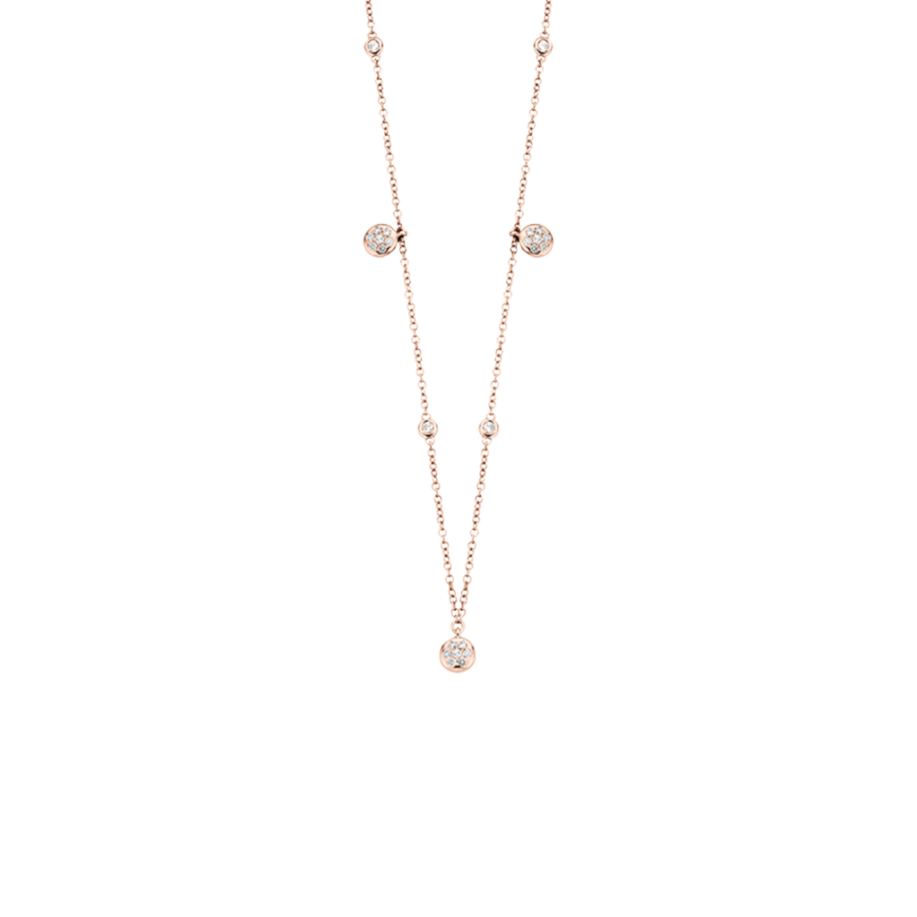 Schaap en Citroen Diamonds collier roodgoud met diamant - #1 Schaap en Citroen Diamonds collier roodgoud met diamant - #1