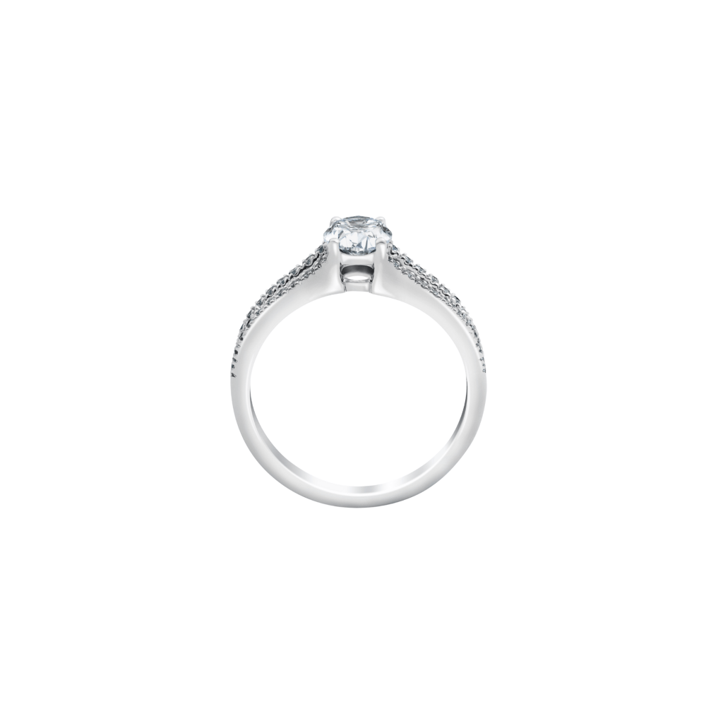 Royal Asscher Mariana ring witgoud met diamant - R.19055.RAOV.WG.6 HRD - #3 Royal Asscher Mariana ring witgoud met diamant - R.19055.RAOV.WG.6 HRD - #3