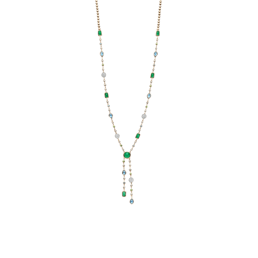 Tirisi Jewelry Venice collier roodgoud met diamant - TN9099EM+LBTP - #1 Tirisi Jewelry Venice collier roodgoud met diamant - TN9099EM+LBTP - #1