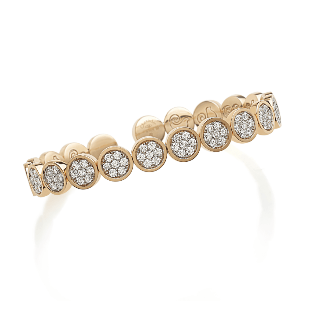 Chantecler Paillettes armband roodgoud met diamant - 40214 - #3 Chantecler Paillettes armband roodgoud met diamant - 40214 - #3