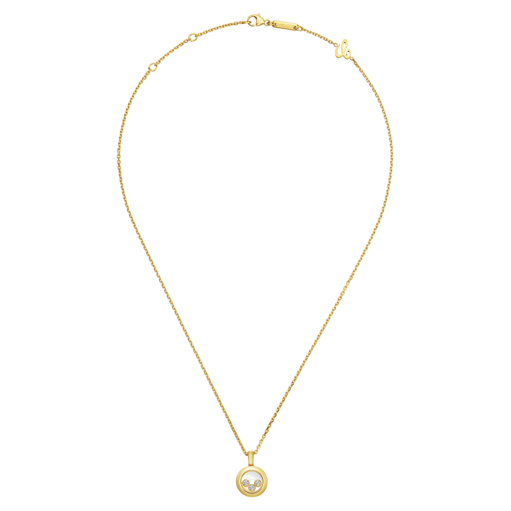 Chopard Happy Diamonds Icons Round collier geelgoud met diamant - 79A018-0001 - #2 Chopard Happy Diamonds Icons Round collier geelgoud met diamant - 79A018-0001 - #2