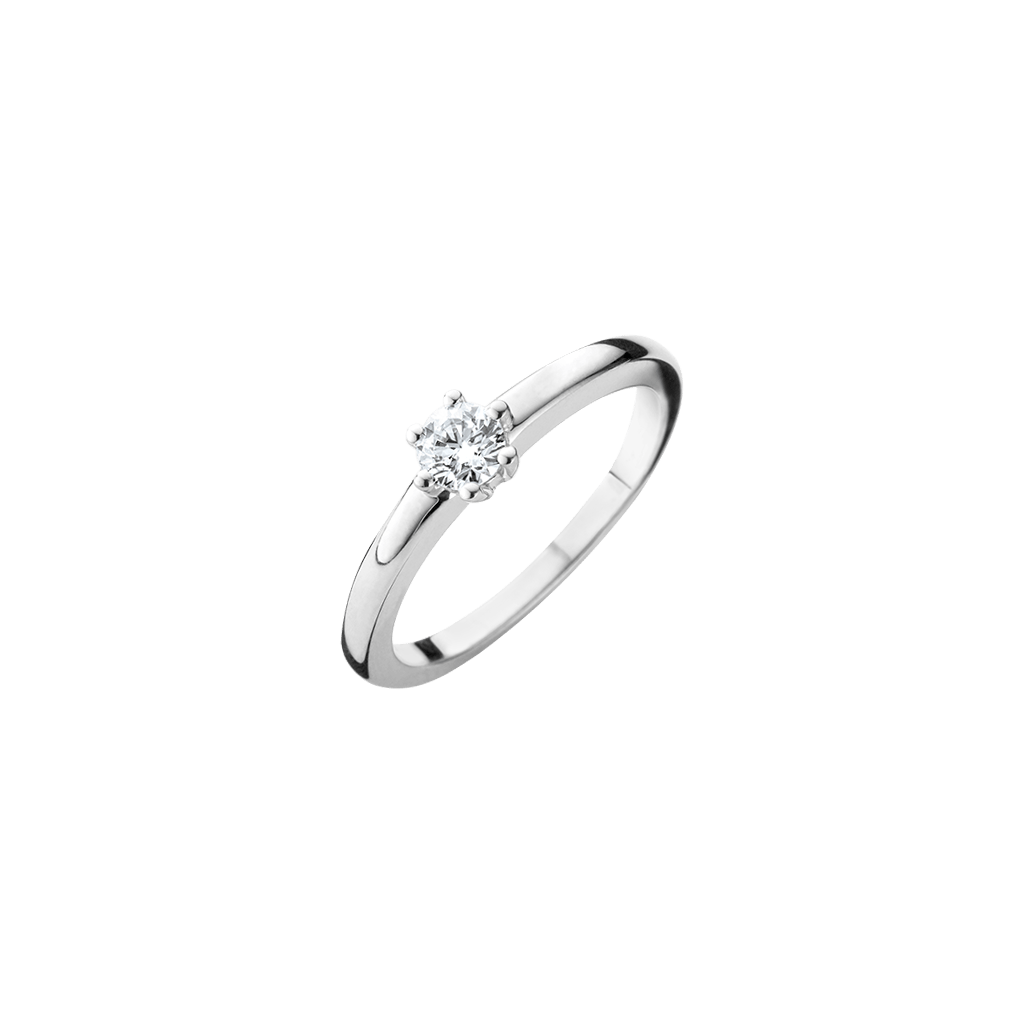 Schaap en Citroen Diamonds ring witgoud met diamant - #1 Schaap en Citroen Diamonds ring witgoud met diamant - #1