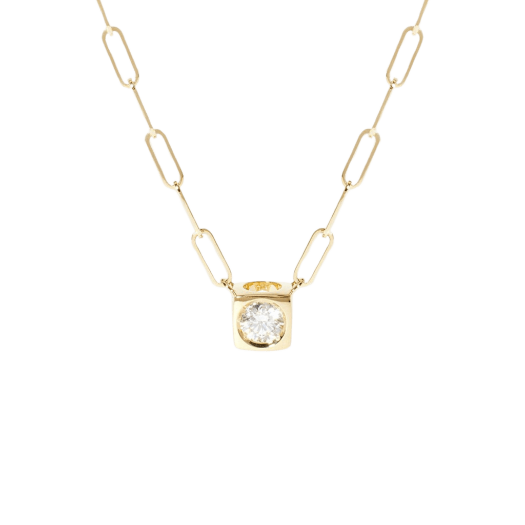 dinh van Le Cube Diamant collier geelgoud met diamant - 608211 - #1 dinh van Le Cube Diamant collier geelgoud met diamant - 608211 - #1