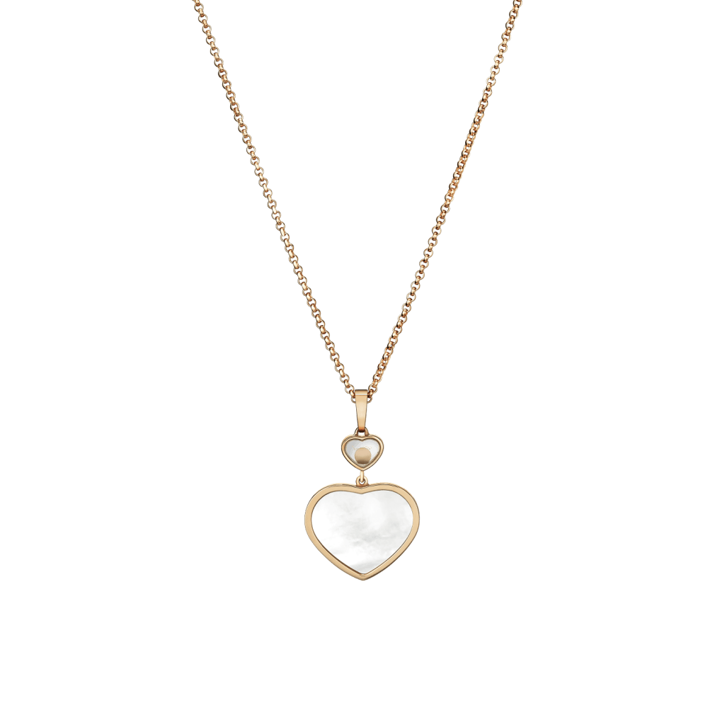 Chopard Happy Diamonds Happy Hearts collier roodgoud met diamant - 797482-5301 - #3