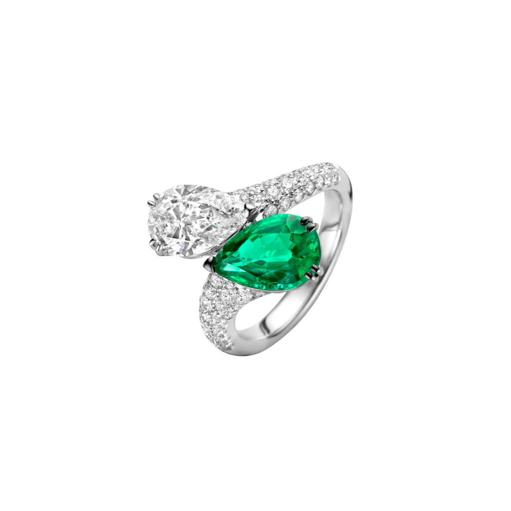 Schaap en Citroen Diamonds ring witgoud met diamant - #1 Schaap en Citroen Diamonds ring witgoud met diamant - #1