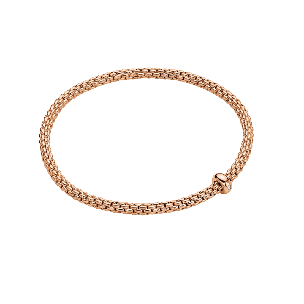 FOPE Prima armband roodgoud met diamant - 01M08BX_BB_R_XRX_00S - #1