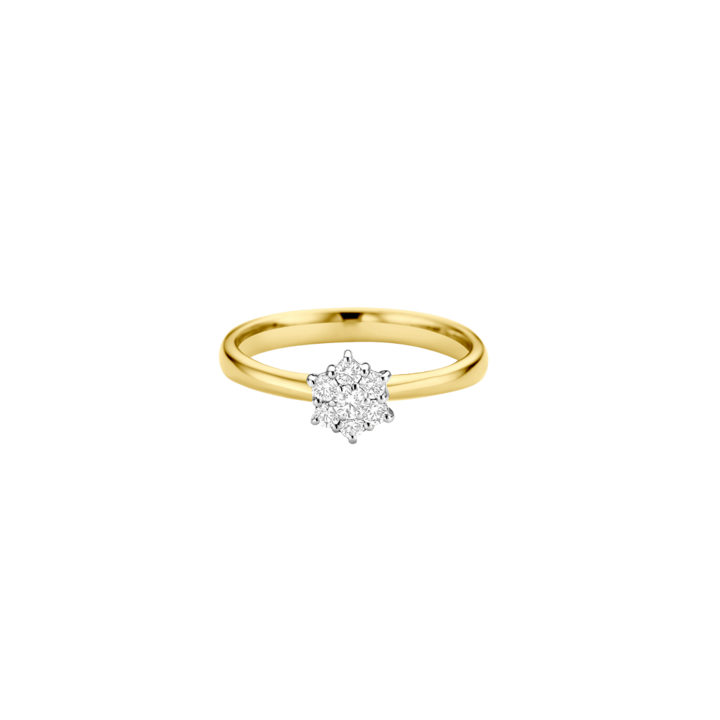 Schaap en Citroen Diamonds ring geelgoud met diamant - #2 Schaap en Citroen Diamonds ring geelgoud met diamant - #2