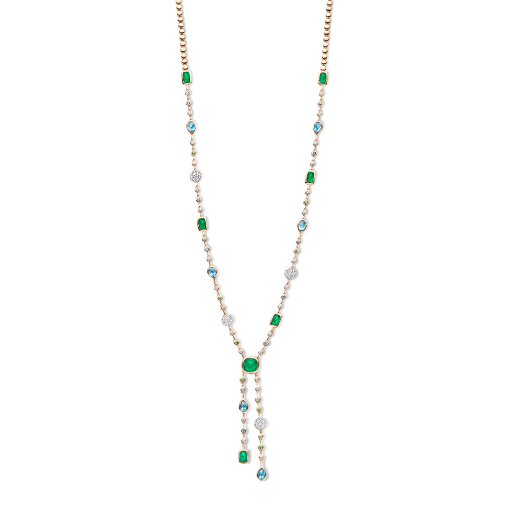 Tirisi Jewelry Venice collier roodgoud met diamant - TN9099EM+LBTP - #3 Tirisi Jewelry Venice collier roodgoud met diamant - TN9099EM+LBTP - #3