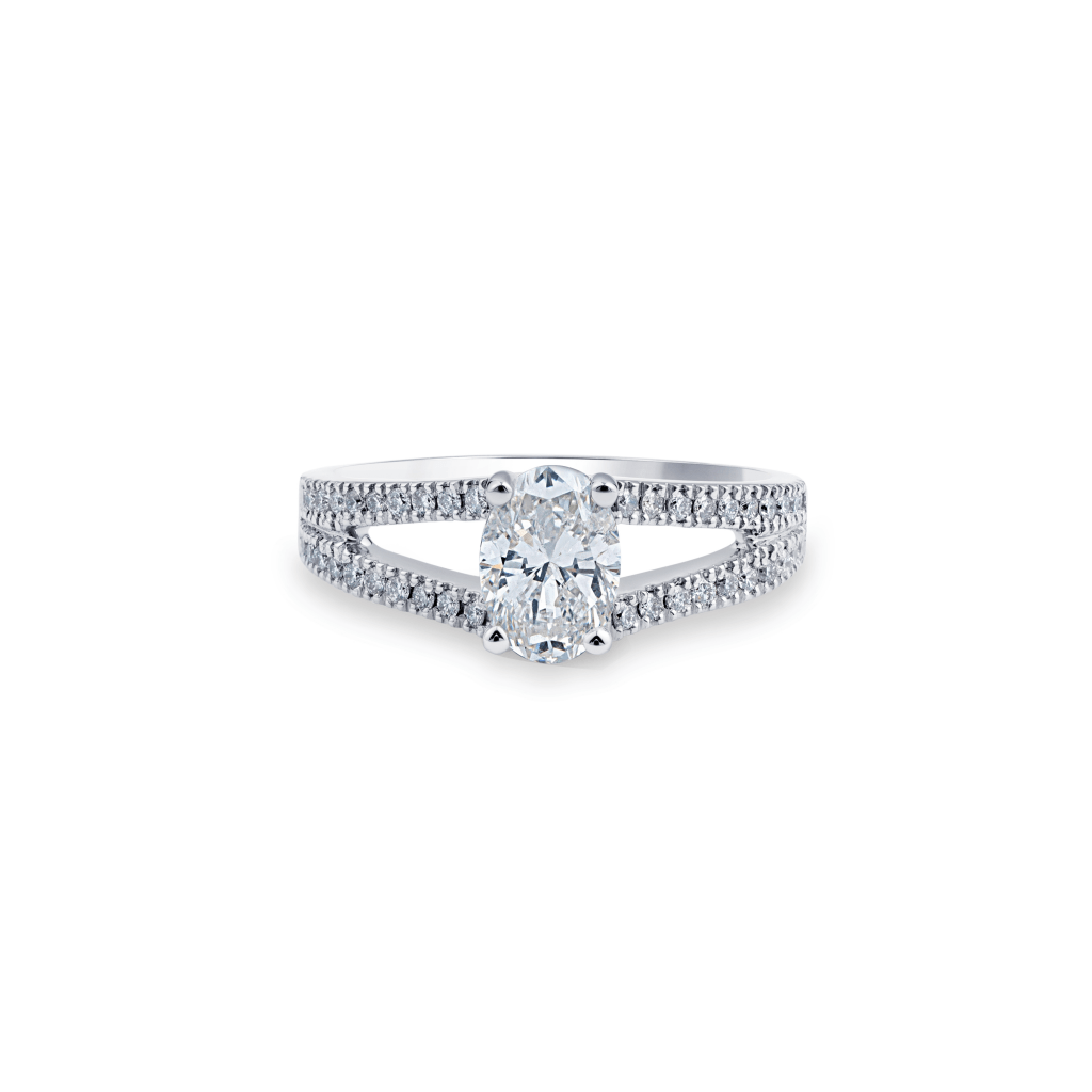 Mariana Ring - Royal Asscher - R.19055.RAOV.WG.8 HRD Mariana Ring - Royal Asscher - R.19055.RAOV.WG.8 HRD