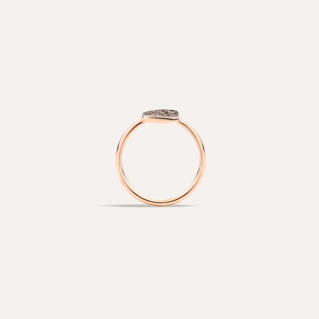 Pomellato Sabbia ring roodgoud met diamant - PAB9032 O7000 DBR00 - #4 Pomellato Sabbia ring roodgoud met diamant - PAB9032 O7000 DBR00 - #4