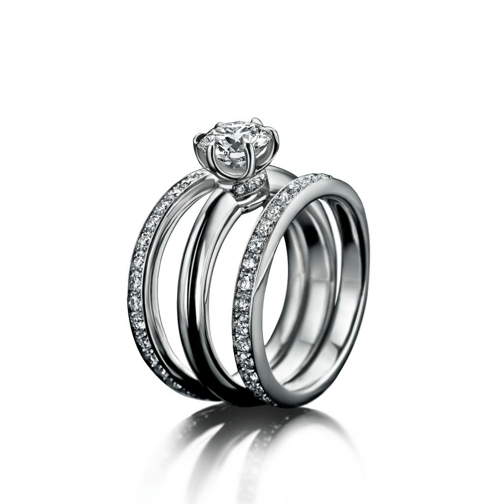 Schaap en Citroen Diamonds Sc 125 Collection ring platina met diamant - #6 Schaap en Citroen Diamonds Sc 125 Collection ring platina met diamant - #6