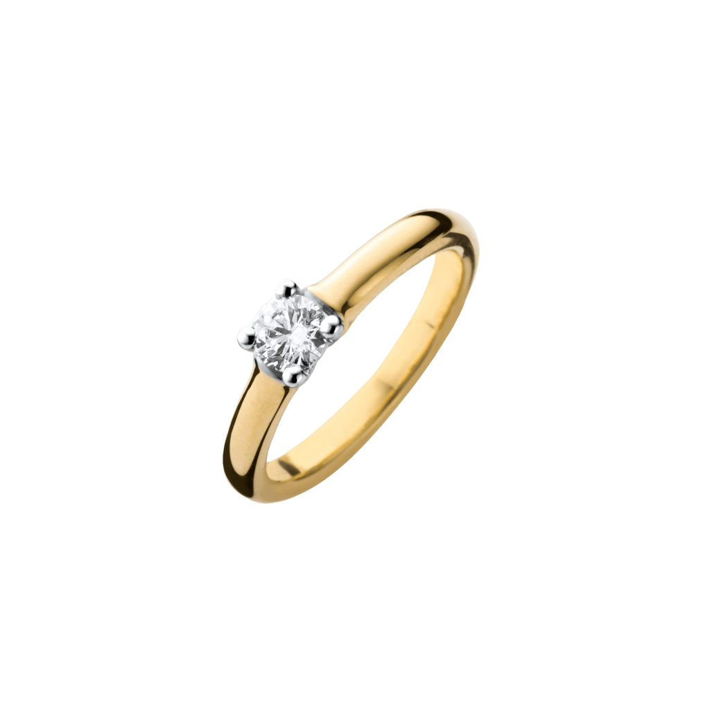 Schaap en Citroen Diamonds ring geelgoud met diamant - #1 Schaap en Citroen Diamonds ring geelgoud met diamant - #1