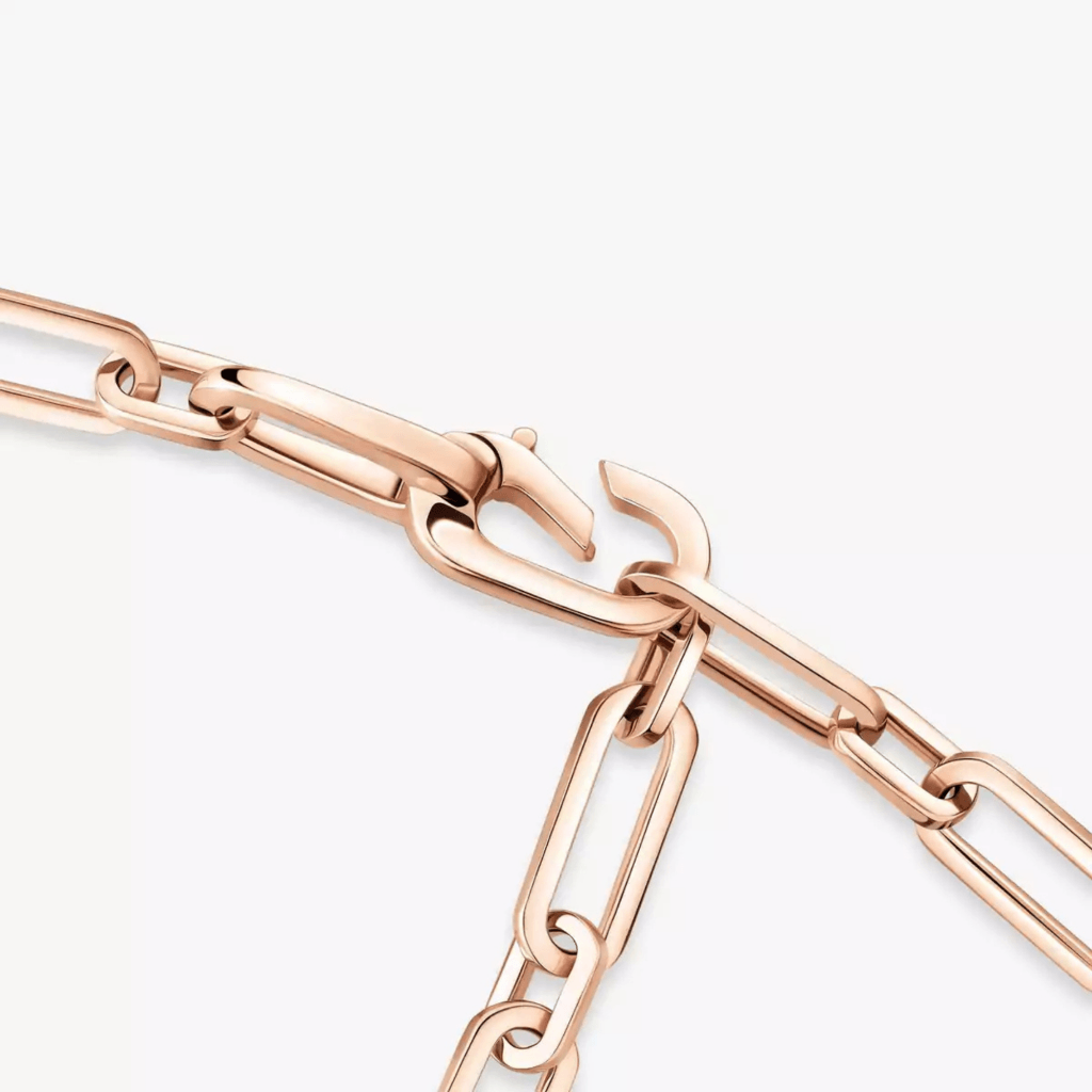 Messika Move Link collier roodgoud met diamant - 12010-PG - #5