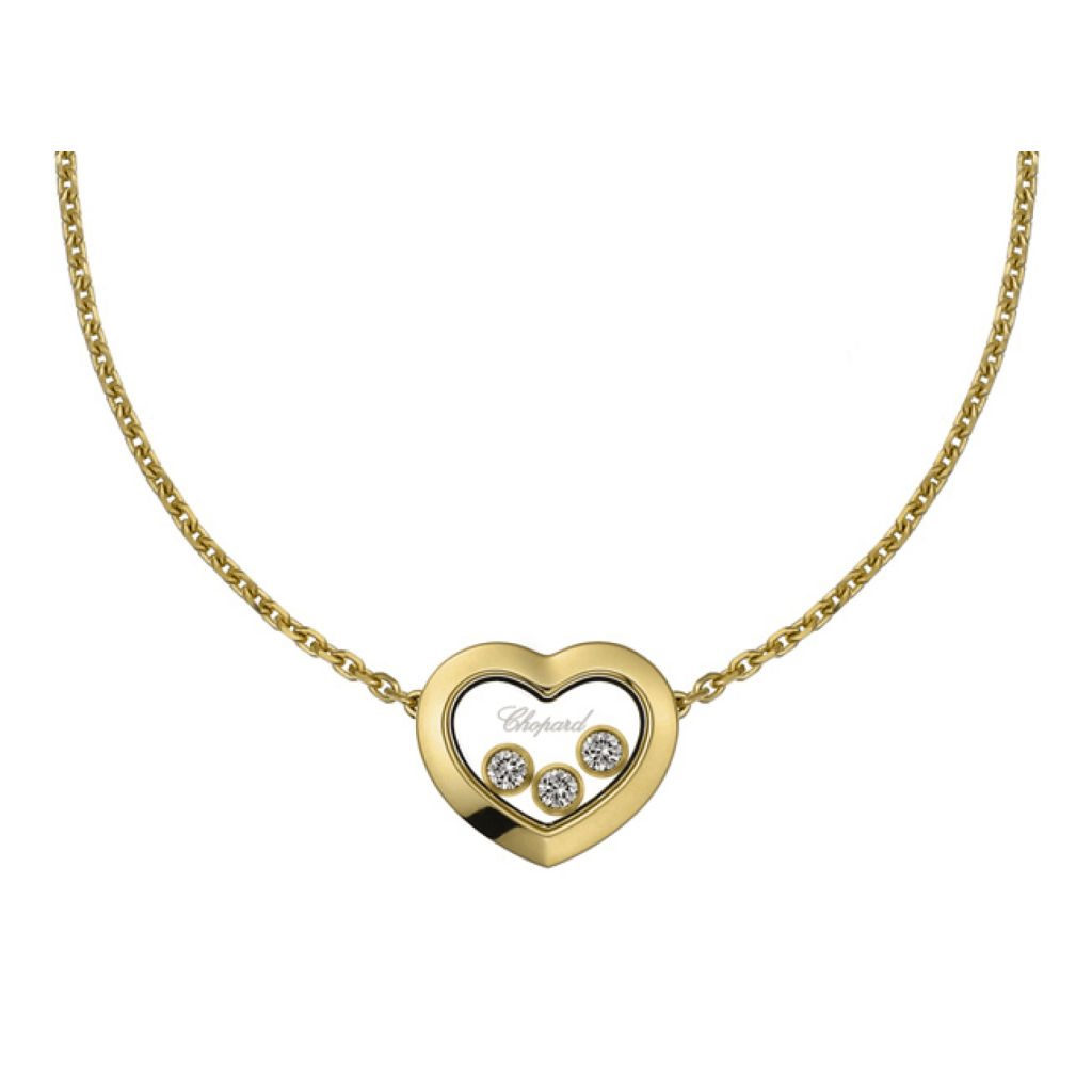 Chopard Happy Diamonds Icons Heart collier geelgoud met diamant - 81A611-0001 - #1 Chopard Happy Diamonds Icons Heart collier geelgoud met diamant - 81A611-0001 - #1
