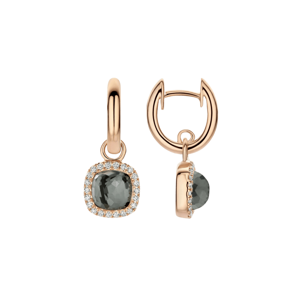 Tirisi Jewelry Milano Sweeties oorsieraad roodgoud met diamant - TE9317HMP - #2 Tirisi Jewelry Milano Sweeties oorsieraad roodgoud met diamant - TE9317HMP - #2