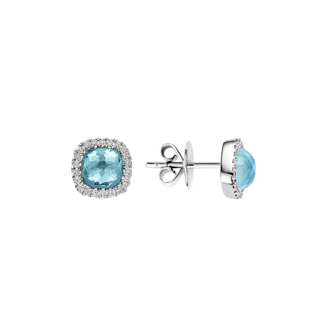 Tirisi Jewelry Milano Sweeties oorsieraad witgoud met diamant - TE9226APW - #2 Tirisi Jewelry Milano Sweeties oorsieraad witgoud met diamant - TE9226APW - #2