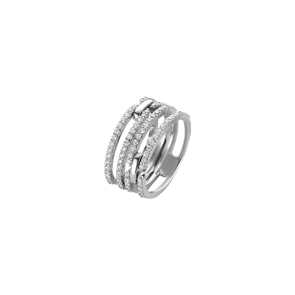 Schaap en Citroen Diamonds ring witgoud met diamant - #2 Schaap en Citroen Diamonds ring witgoud met diamant - #2