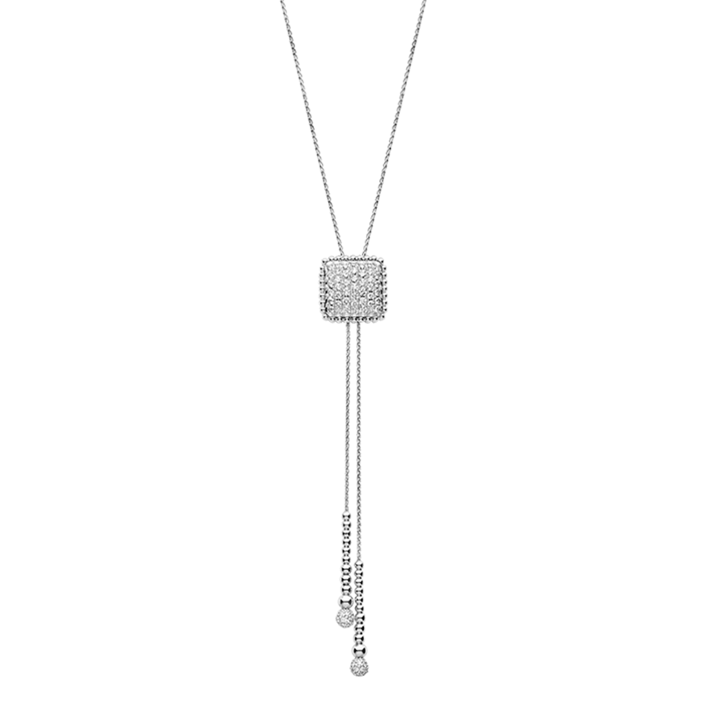 Tirisi Jewelry Milano Exclusive collier witgoud met diamant - TN2118DW - #1 Tirisi Jewelry Milano Exclusive collier witgoud met diamant - TN2118DW - #1