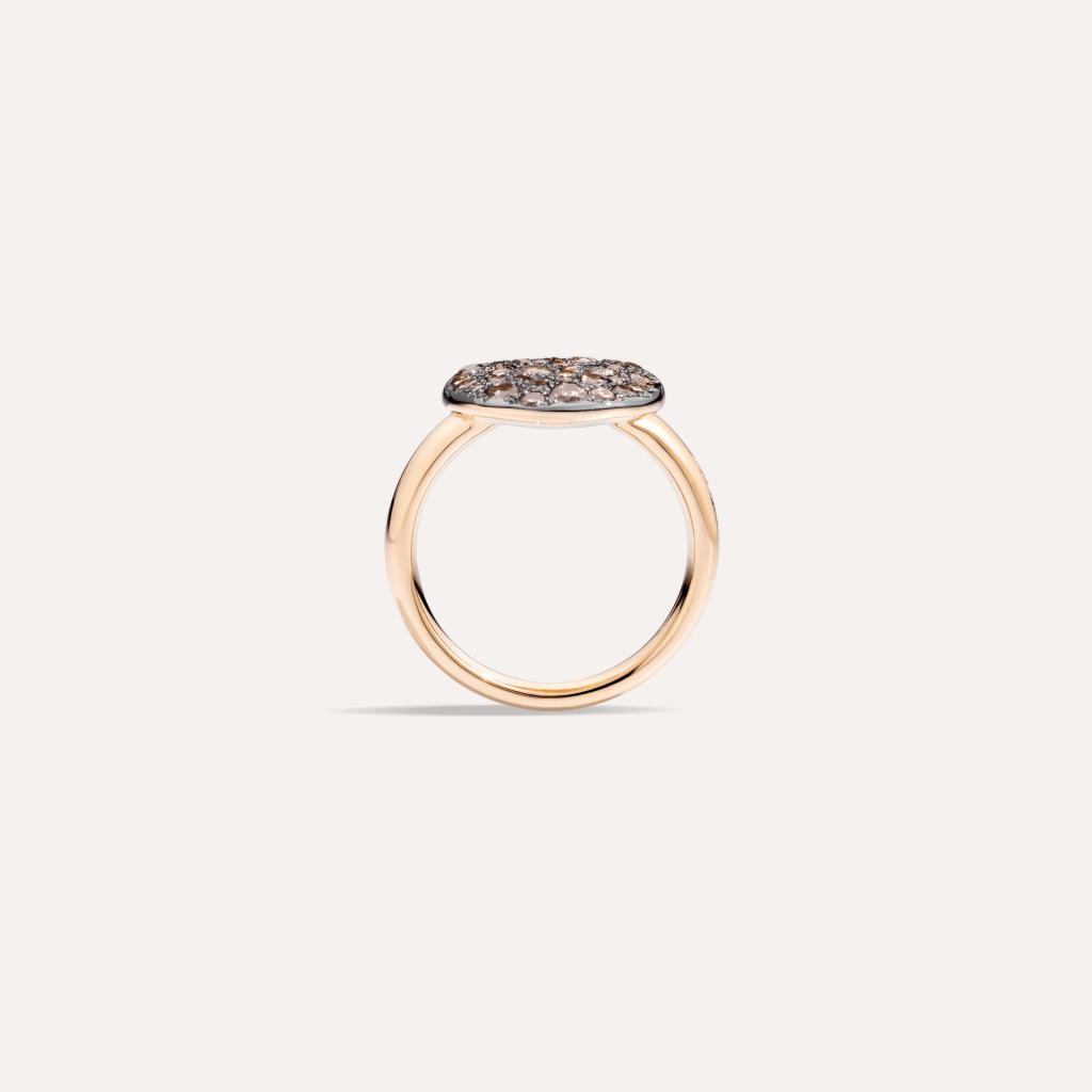 Pomellato Sabbia ring roodgoud met diamant - PAB2040 O7000 DBR00 - #3 Pomellato Sabbia ring roodgoud met diamant - PAB2040 O7000 DBR00 - #3