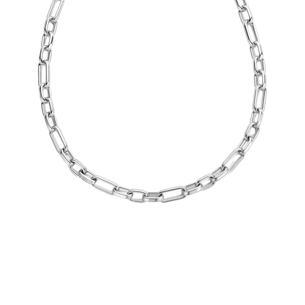 Schaap en Citroen Diamonds collier witgoud met diamant - #1 Schaap en Citroen Diamonds collier witgoud met diamant - #1