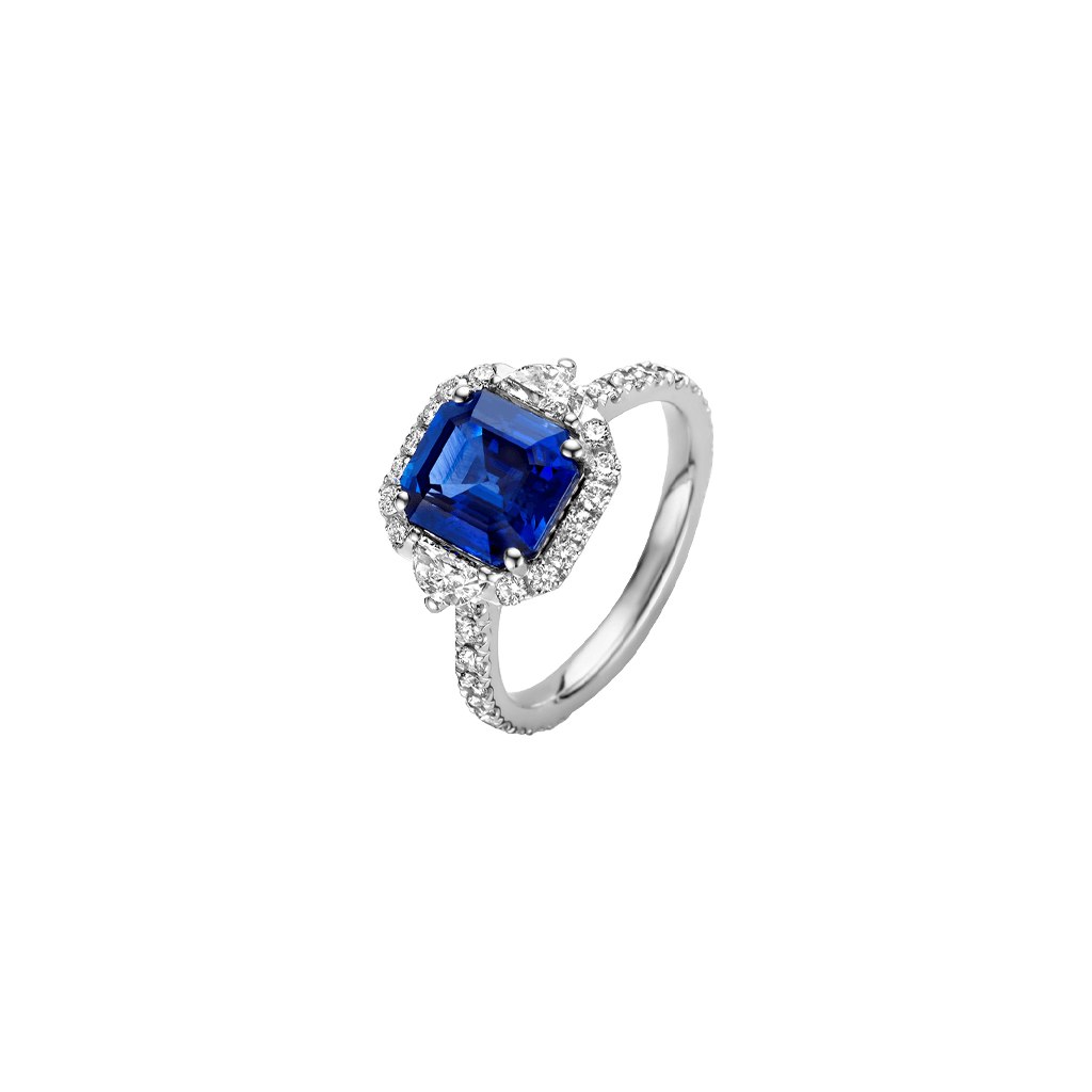 Schaap en Citroen Colours ring witgoud met diamant - #1 Schaap en Citroen Colours ring witgoud met diamant - #1