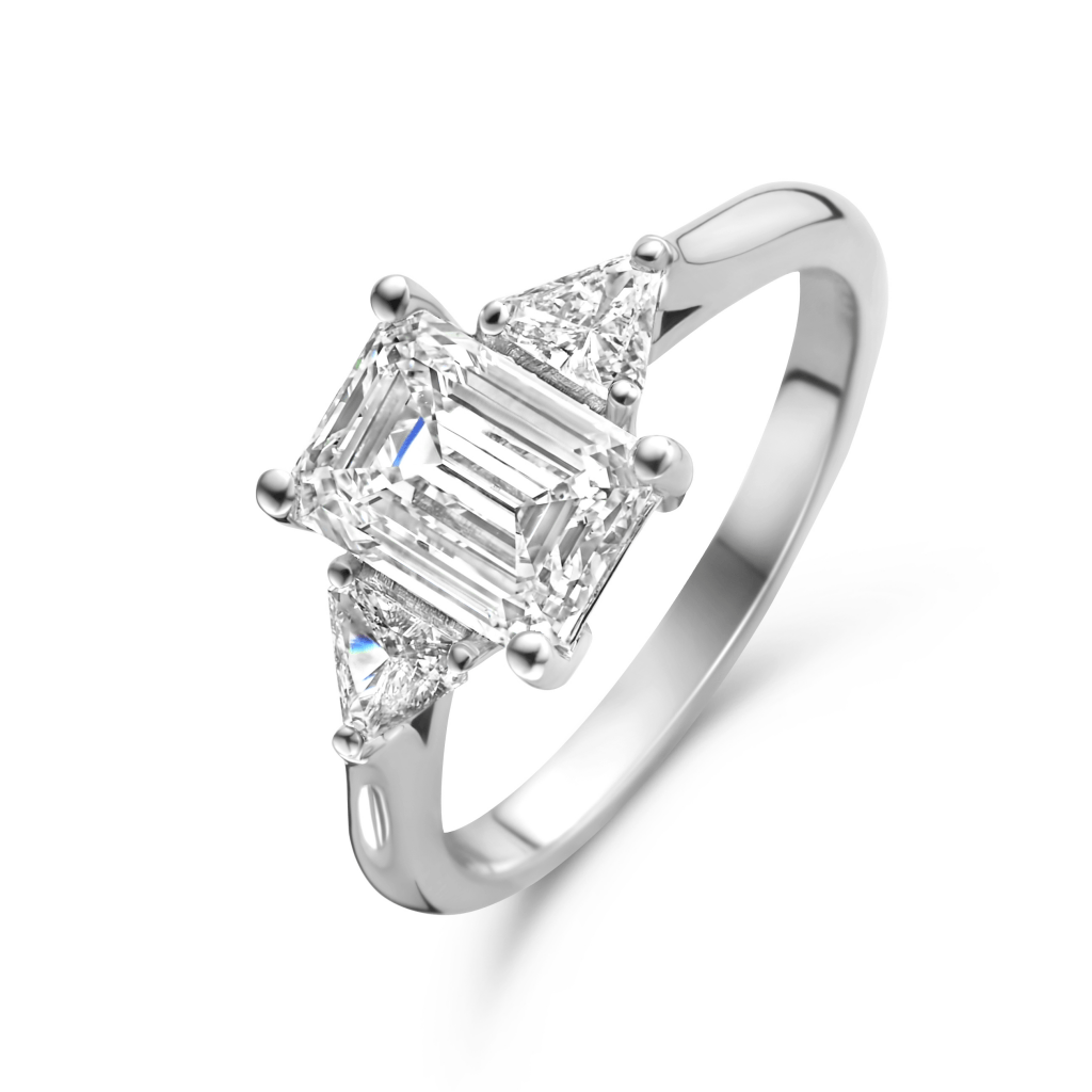 Schaap en Citroen Diamonds ring witgoud met diamant - #3 Schaap en Citroen Diamonds ring witgoud met diamant - #3