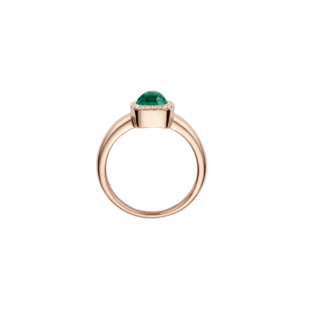 Tirisi Jewelry Milano Sweeties ring roodgoud met diamant - TR9624EMP - #2 Tirisi Jewelry Milano Sweeties ring roodgoud met diamant - TR9624EMP - #2