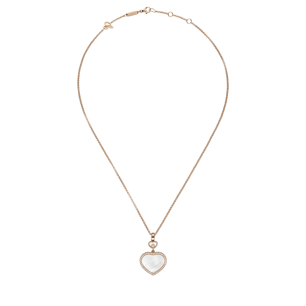 Chopard Happy Diamonds Happy Hearts collier roodgoud met diamant - 79A074-5301 - #2 Chopard Happy Diamonds Happy Hearts collier roodgoud met diamant - 79A074-5301 - #2