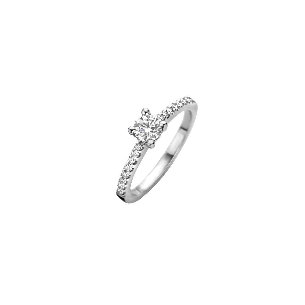 Schaap en Citroen Diamonds ring witgoud met diamant - #3 Schaap en Citroen Diamonds ring witgoud met diamant - #3