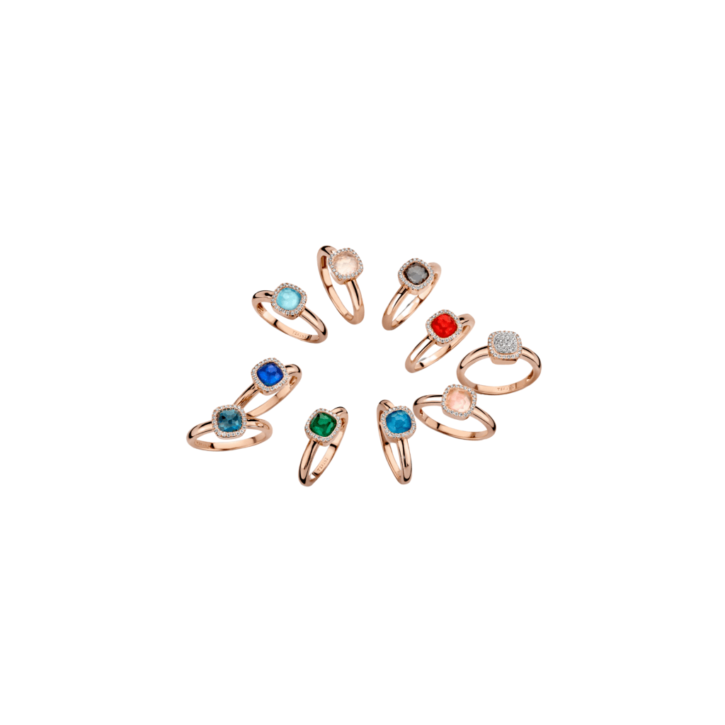 Tirisi Jewelry Milano Sweeties ring geelgoud met diamant - TR9624RU - #5 Tirisi Jewelry Milano Sweeties ring geelgoud met diamant - TR9624RU - #5