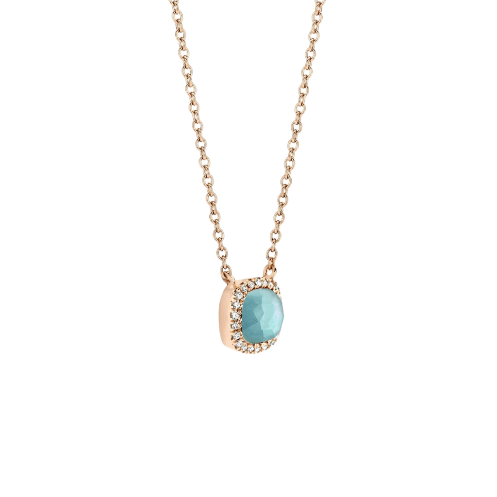 Tirisi Jewelry Milano Sweeties collier roodgoud met diamant - TP9152TQP - #4 Tirisi Jewelry Milano Sweeties collier roodgoud met diamant - TP9152TQP - #4