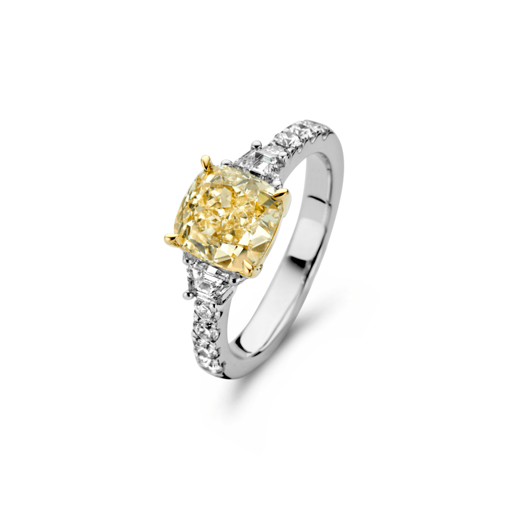 Schaap en Citroen Diamonds ring geelgoud met diamant - #3 Schaap en Citroen Diamonds ring geelgoud met diamant - #3