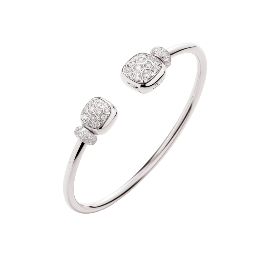 Pomellato Nudo Classic And Petit armband witgoud met diamant - PBC2027 O2WHR DB0TB - #1 Pomellato Nudo Classic And Petit armband witgoud met diamant - PBC2027 O2WHR DB0TB - #1