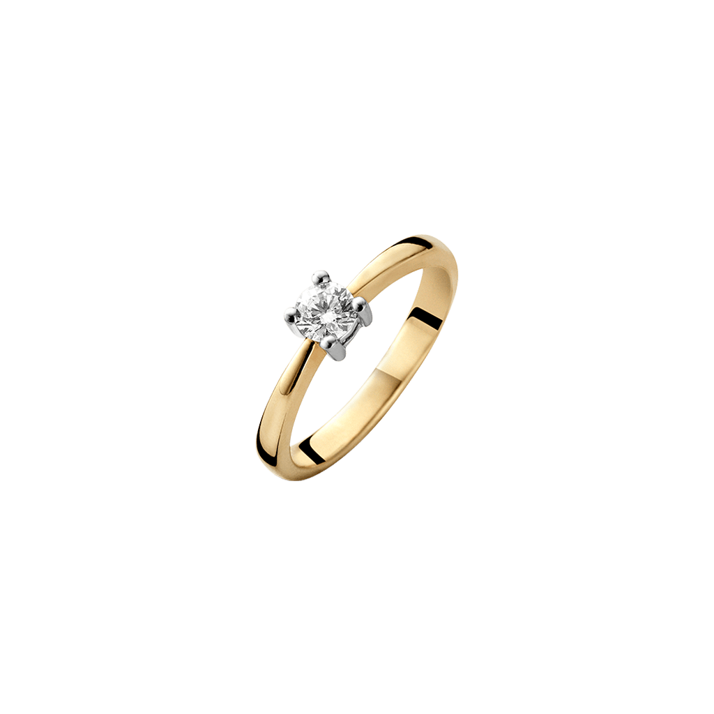Schaap en Citroen Diamonds ring geelgoud met diamant - #2 Schaap en Citroen Diamonds ring geelgoud met diamant - #2