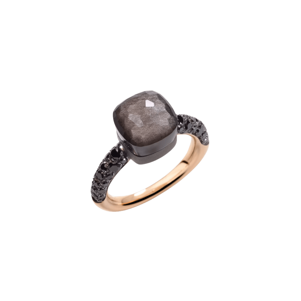 Pomellato Nudo Petit ring roodgoud met diamant - PAB7040 OT000 DBKOS - #1 Pomellato Nudo Petit ring roodgoud met diamant - PAB7040 OT000 DBKOS - #1