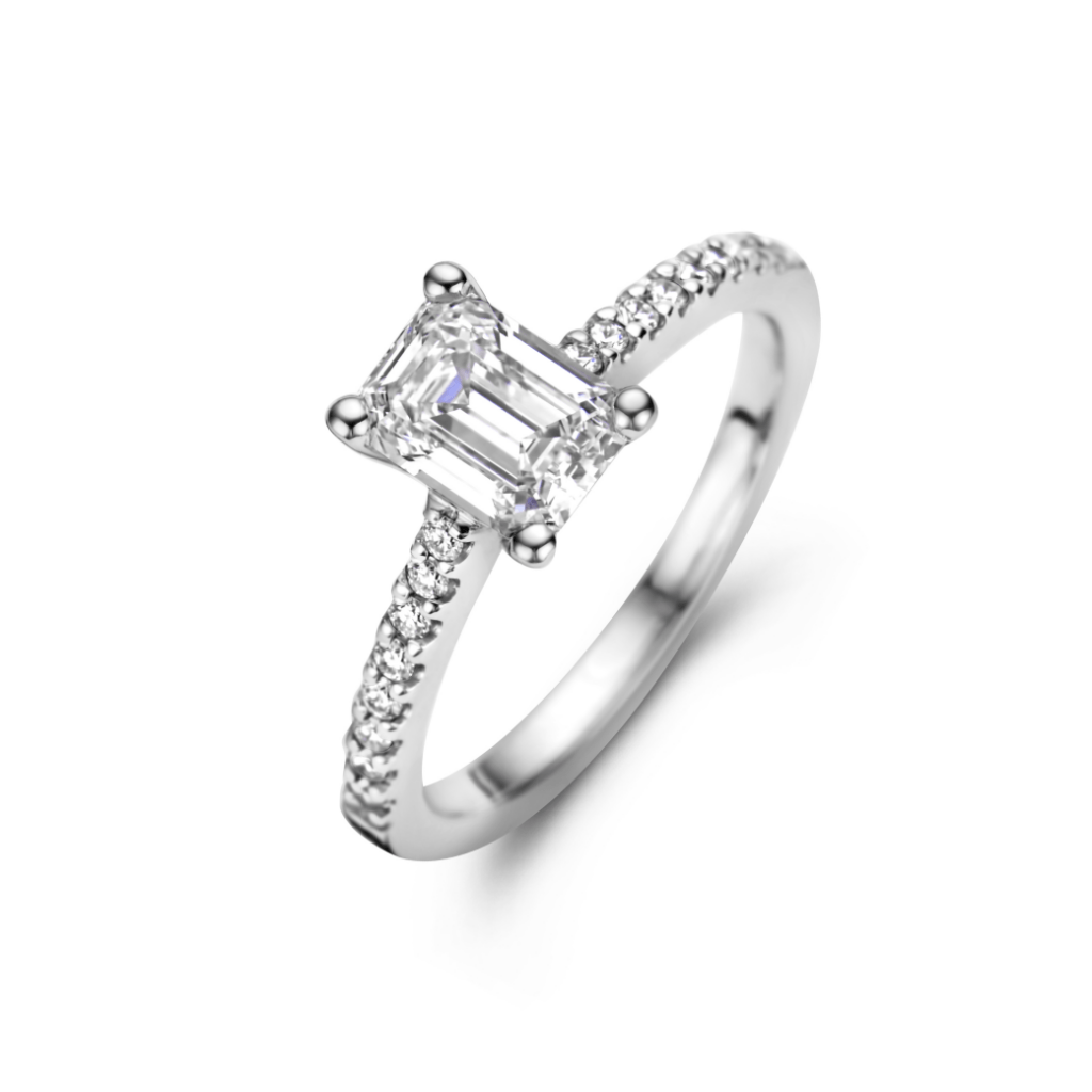Schaap en Citroen Diamonds ring witgoud met diamant - #1 Schaap en Citroen Diamonds ring witgoud met diamant - #1