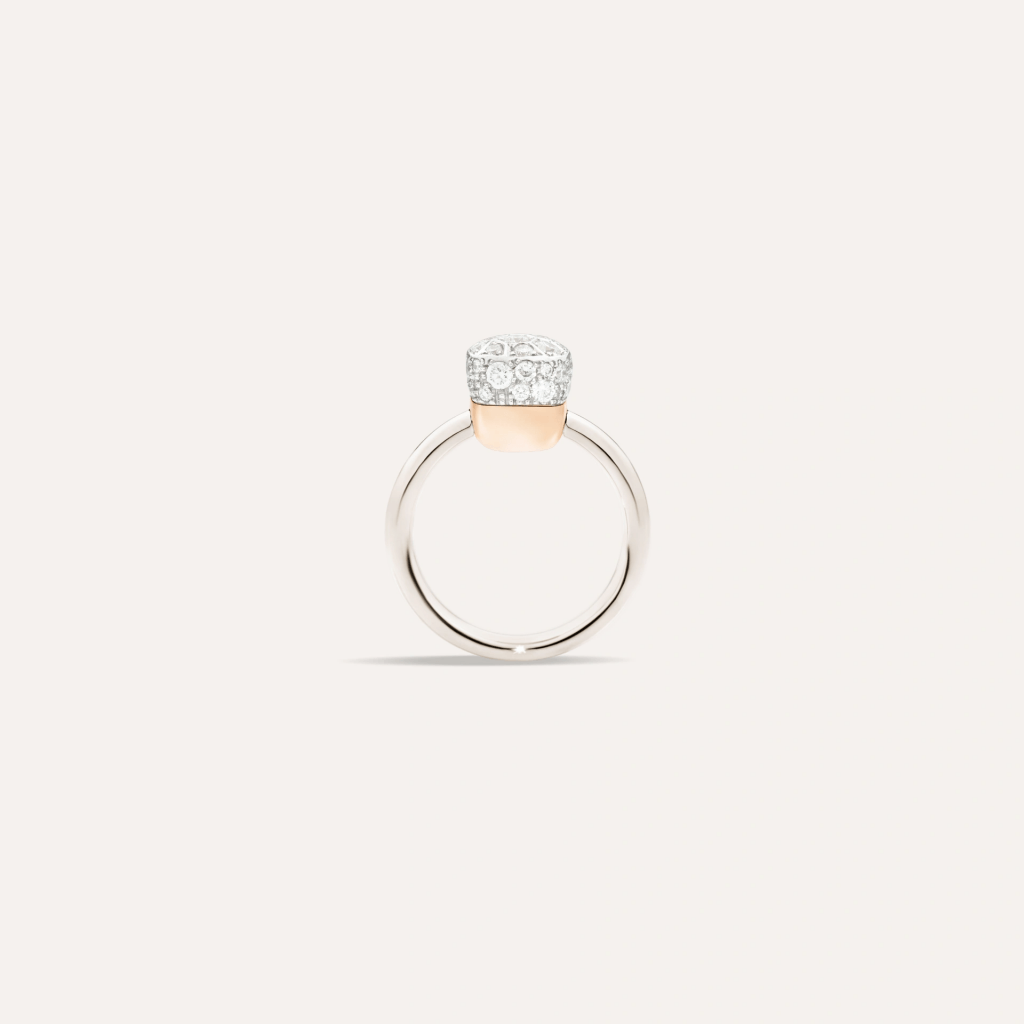 Pomellato Nudo Solitaire ring roodgoud met diamant - PAB5010 O6000 DB000 - #4 Pomellato Nudo Solitaire ring roodgoud met diamant - PAB5010 O6000 DB000 - #4