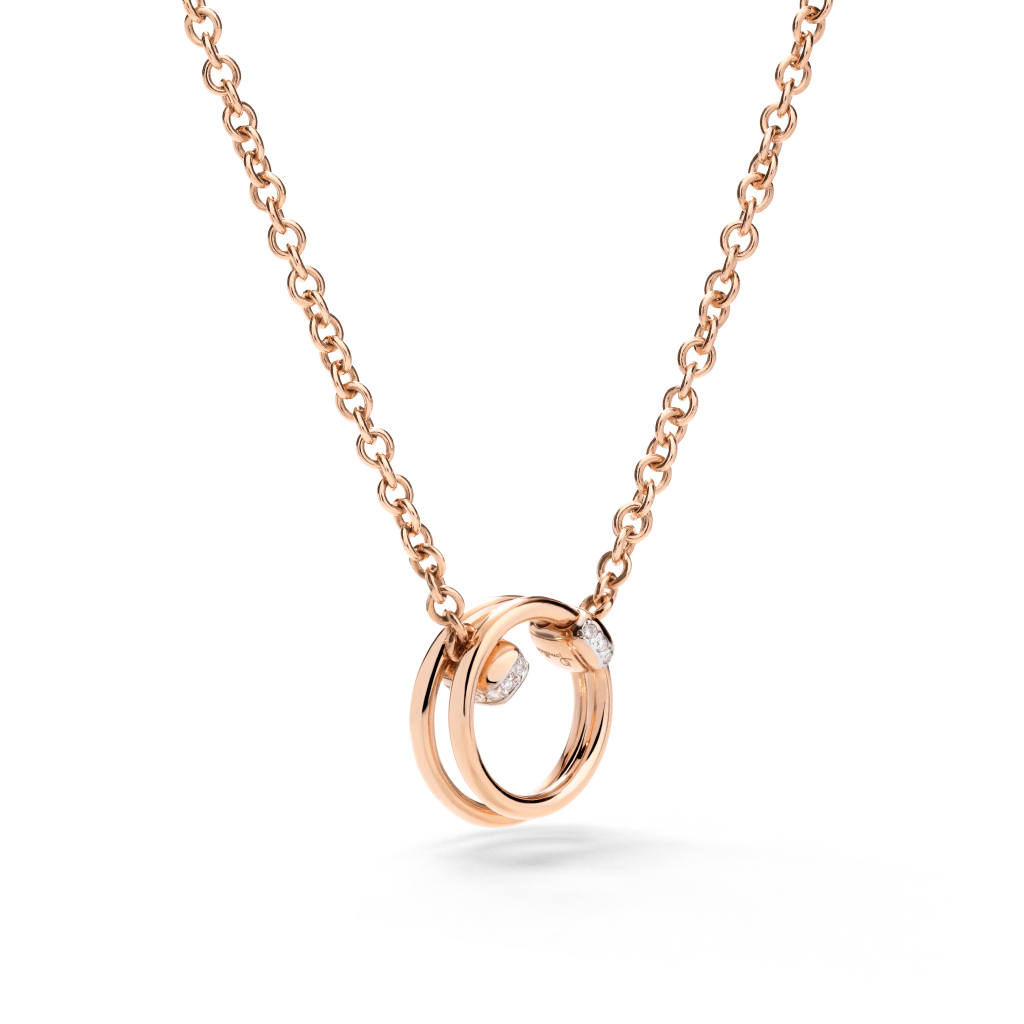 Pomellato Pomellato Together collier roodgoud met diamant - PCC4012 O7WHR DB000 - #1 Pomellato Pomellato Together collier roodgoud met diamant - PCC4012 O7WHR DB000 - #1