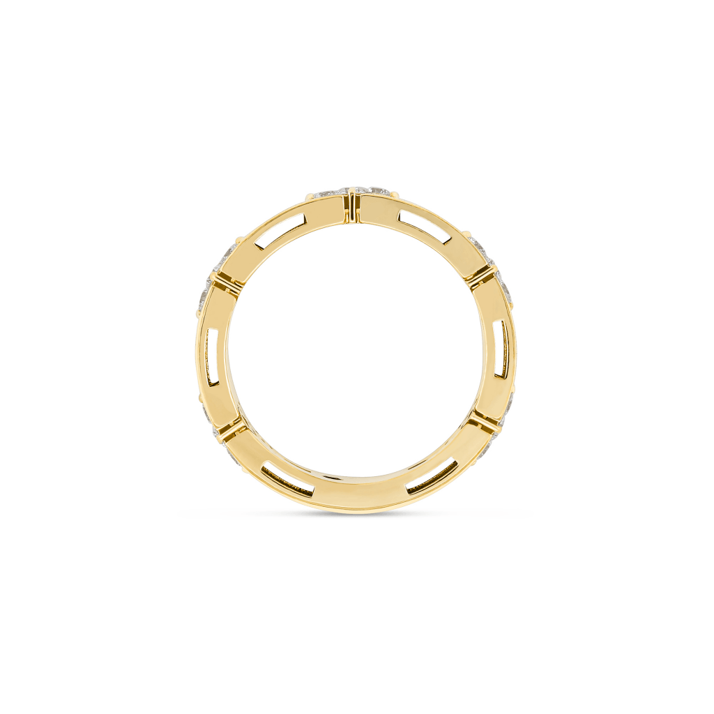 Roberto Coin Love In Verona ring geelgoud met diamant - ADR888RI2013 - #3 Roberto Coin Love In Verona ring geelgoud met diamant - ADR888RI2013 - #3