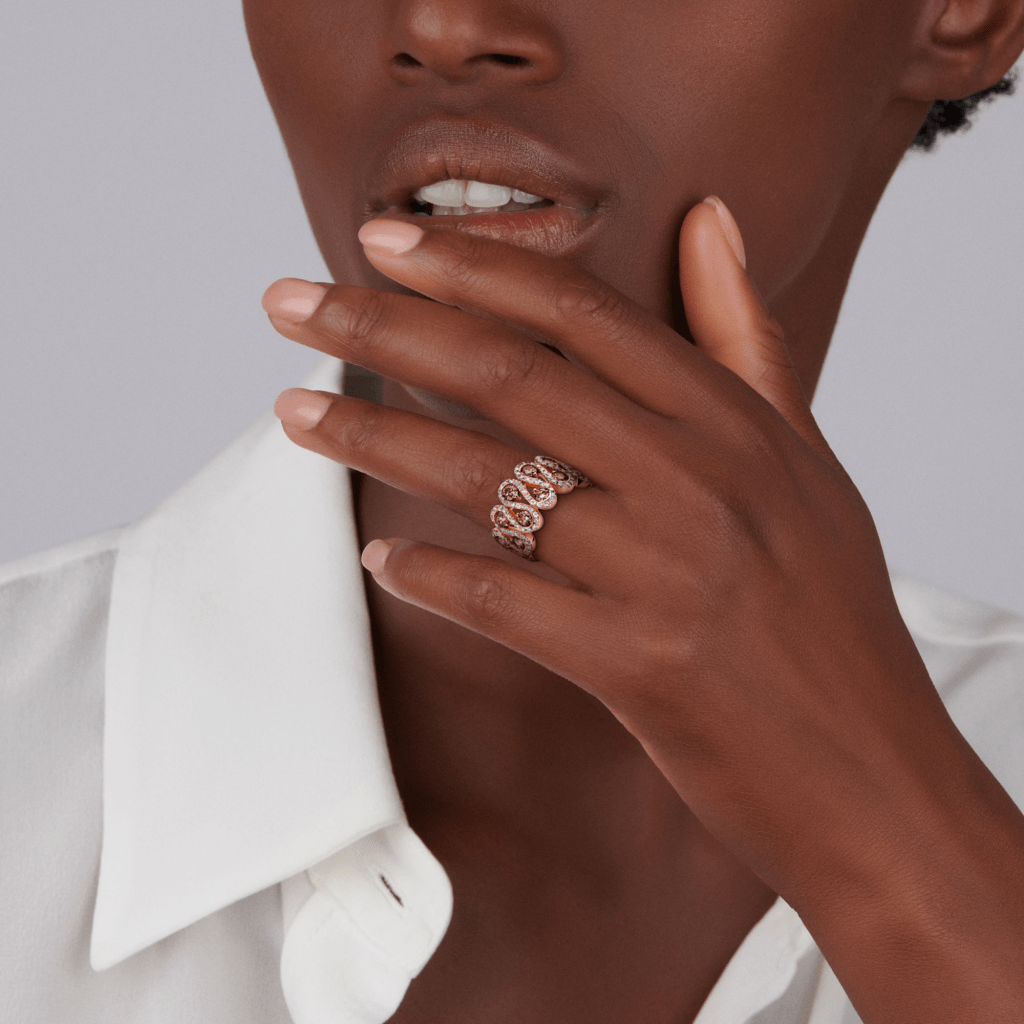 Schaap en Citroen Diamonds ring roodgoud - #2