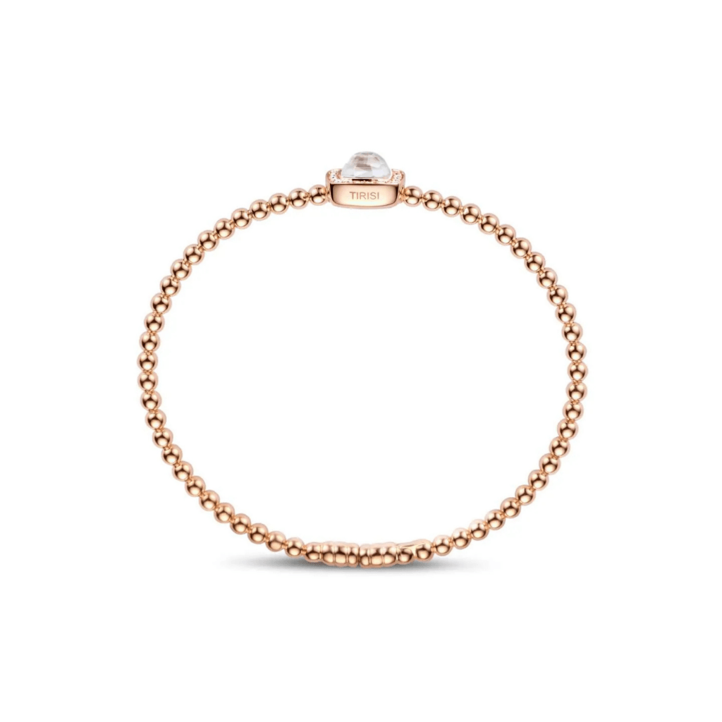 Tirisi Jewelry Milano Tre armband roodgoud met diamant - TB2147WQP - #4 Tirisi Jewelry Milano Tre armband roodgoud met diamant - TB2147WQP - #4